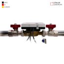 Wärmezähler SensoStar E Einstrahl Qn 1,5 m³/h, Baulänge 110 mm Eichung 2023 mit Einbausatz