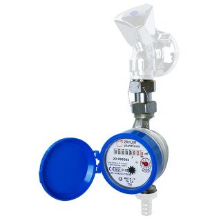 ZÄHLER plattform Zapfhahn Wasserzähler Set Premium 110 mm Eichung 2026 Garten